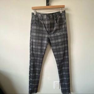 Skinny plaid  pants by Kollar